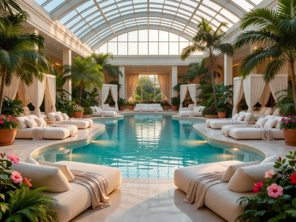 Indoor resort pool area