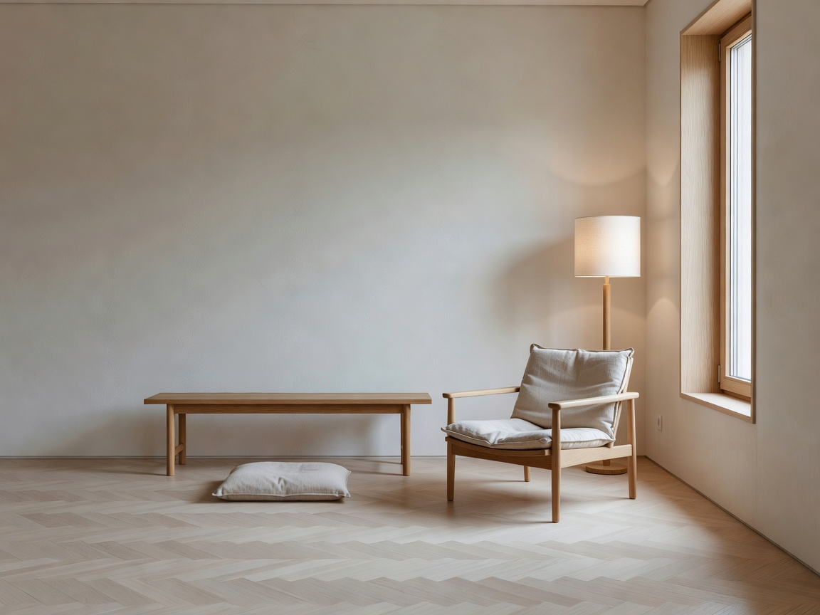 Minimalist quiet retreat room